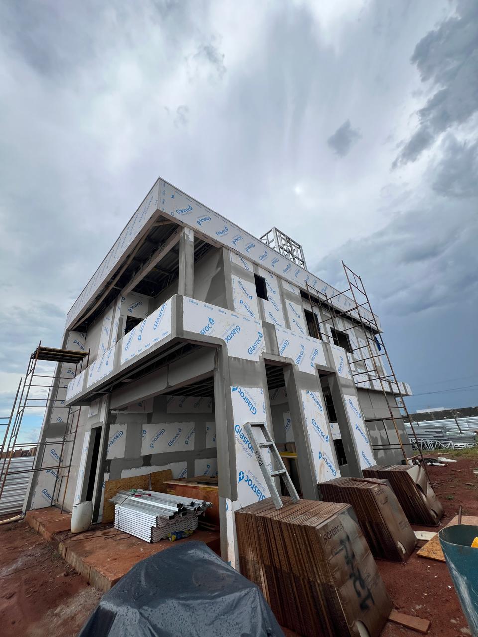 Residential building steel framing