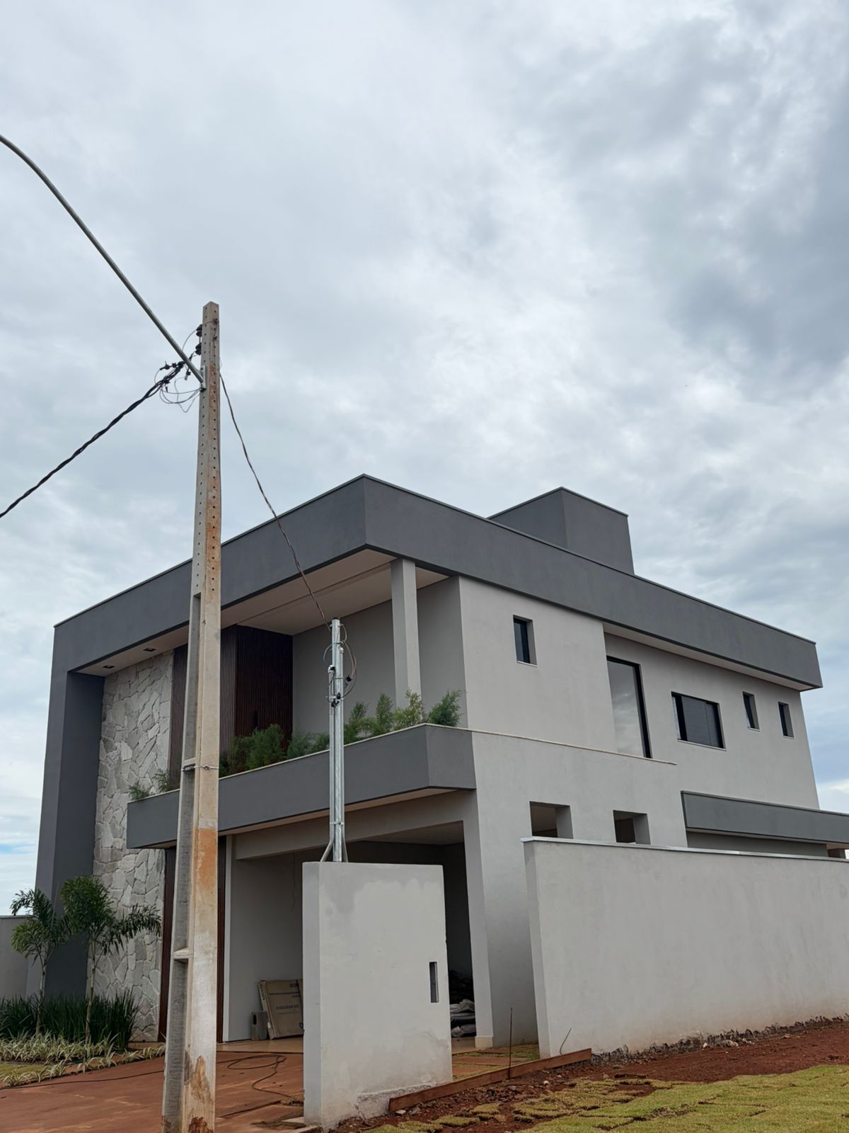 Steel frame finishing